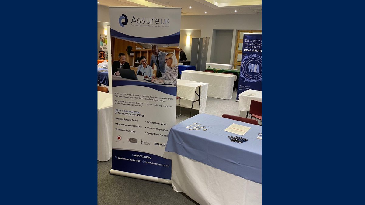 Assure_UK's tweet photo. We're at the Kasaam Conference Centre today for the Oxfordshire Career's Fest
Come and speak to us about what a career in accounting could have in store for you
#OxLEP #Career https://t.co/HNDhOx11kN