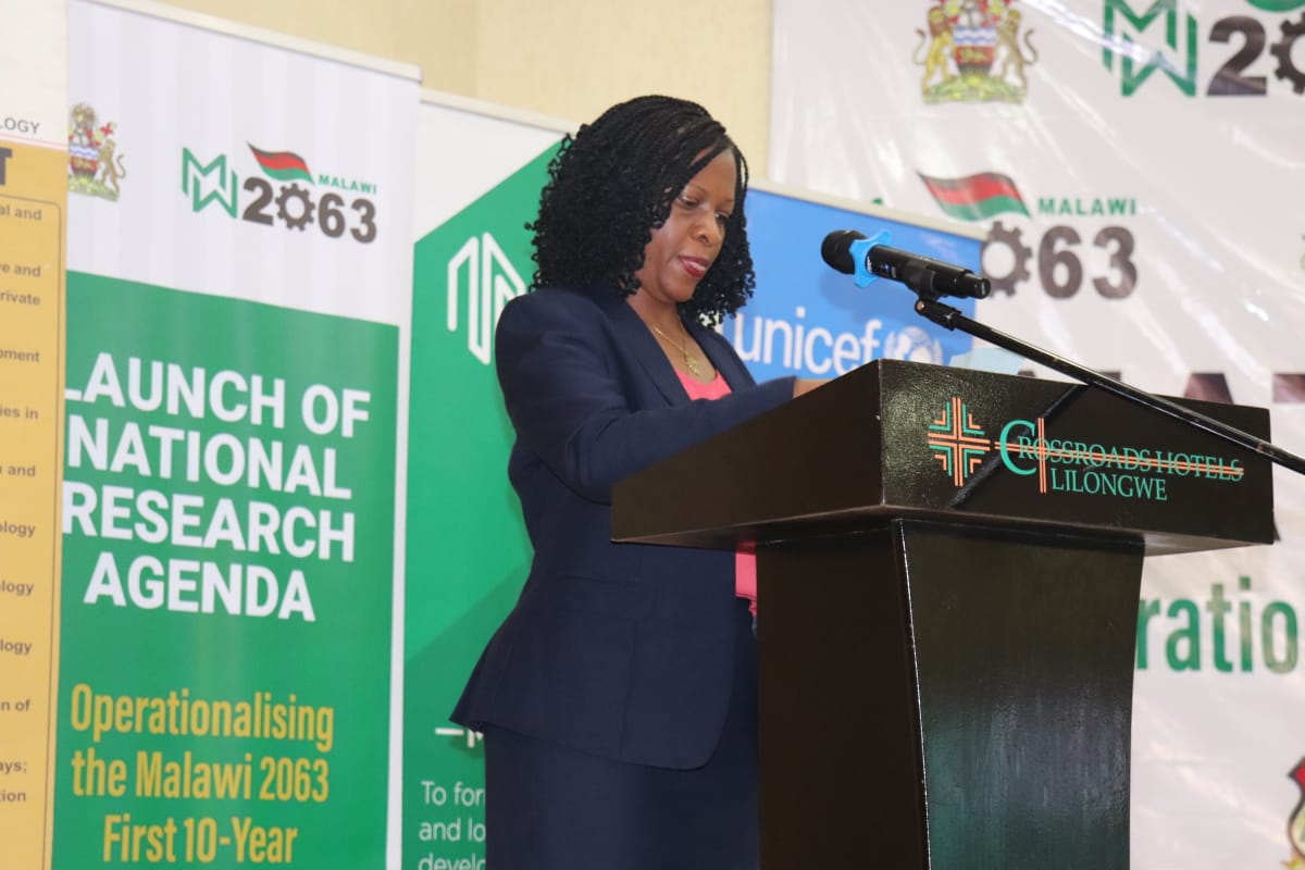 itmonlinetv's tweet photo. National Commission for Science and Technology says NCST's collaboration with NPC in the development of the National Research Agenda is good news to Malawians. Acting Executive Director Ms. Gift Kadzamira made the remarks during the launch of the agenda in Lilongwe, Malawi. https://t.co/CyecYC4A4o