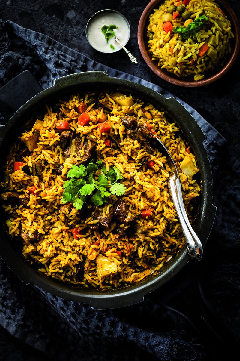 Indian Spiced Biryani Rice

A one-pot wonder. Biryani is an Indian dish that includes rice and either lamb, chicken, or vegetables infused with beautiful spices and served with a yogurt sauce. 

See more: mindfood.com/recipe/indian-…

#biryani #biryanirice #indianspicedbiryani