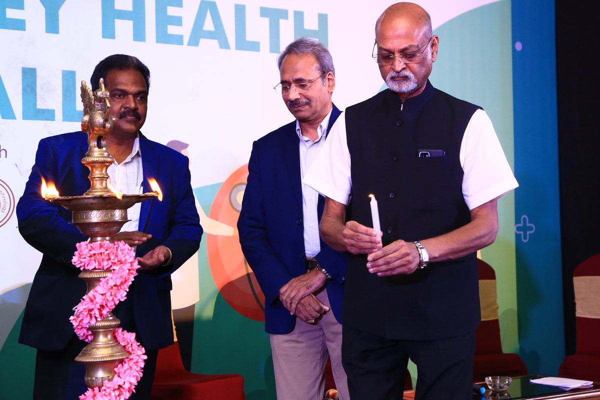 #preventivehealth #CKD
@WorldKidneyDay2023 - Kidney Health for All in #Bengaluru on 19th March by @Kidney_Warriors n @nephroplus.
Inaugurated by Health Commission, Ministry of Health and Family Welfare, @Randeep_Dev with members of KWF Task Force @sundar_s1955 @arvindcanchi.