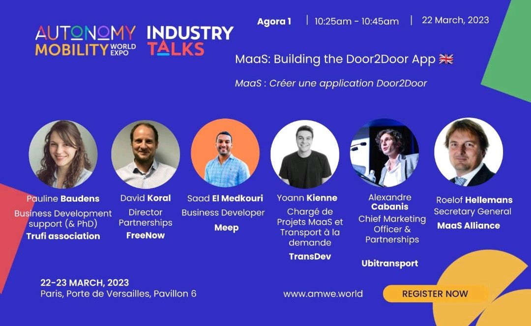TrufiAssoc's tweet image. Today is the day! If you are attending #AMWE2023, and you aren&apos;t crowding in to hear @PaulineBaudens&apos; thoughts on &quot;Maas: Building the Door2Door App&quot; RIGHT NOW, we don&apos;t know what&apos;s wrong with you people.