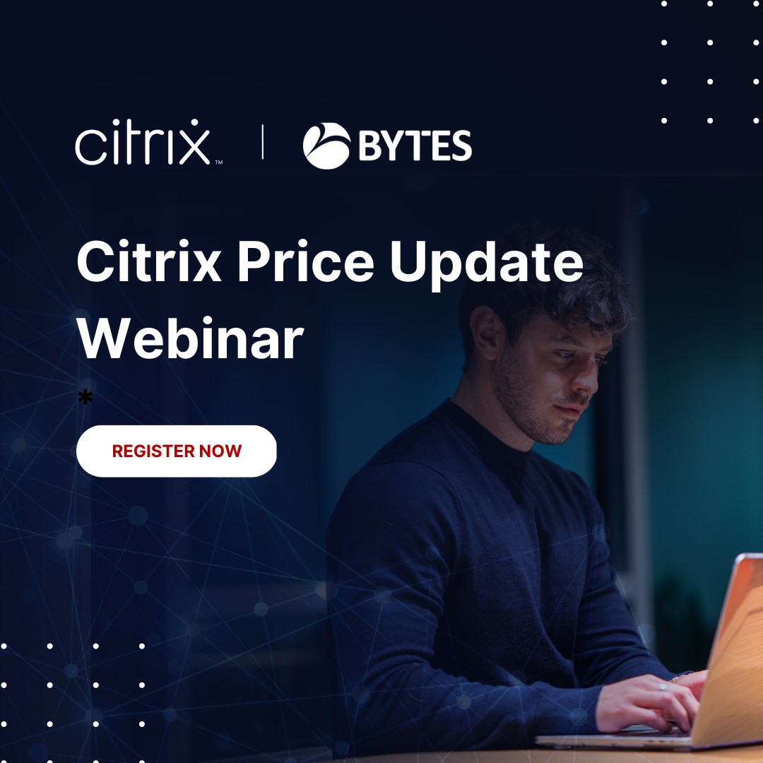 On the 17th April, across all GEOs, Citrix (a Cloud Software Group Business Unit), is updating prices by 8% based on current inflation and rising costs, to all applicable Citrix products. Join our webinar on the 5th April to find out more: bit.ly/407sURK
