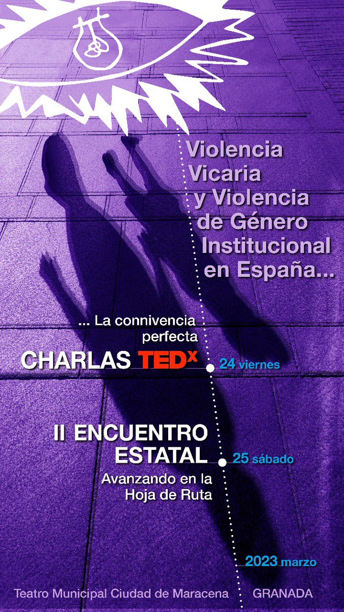 encuentrovvvi's tweet photo. #IIEncuentrovvvi
II ENCUENTRO ESTATAL VIOLENCIA VICARIA Y VIOLENCIA DE GÉNERO INSTITUCIONAL EN ESPAÑA

🗓 Marzo, 24 y 25 

📍 #Maracena #Granada

💥💥💥  Información: https://t.co/60SLEhR1ph

🖲️Síguenos y comparte en RRSS @encuentrovvvi https://t.co/ffFXRE28BQ