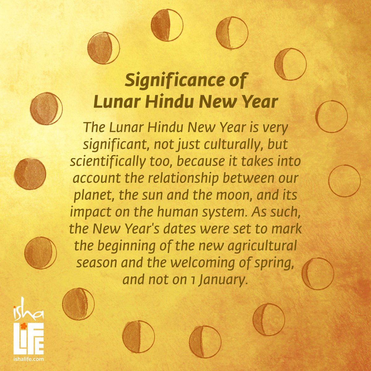 Wishing you all a Happy Lunar New Year!

#ugadi #festivities #isha #nevreh #gudipadwa #hindunewyear #lunarnewyear #lunarcycle #festivefood #ishayogacenter #ishafoundation #ancientwisdom #indianfestivals #indianfoodrecipes #ishalife #forconsciousliving