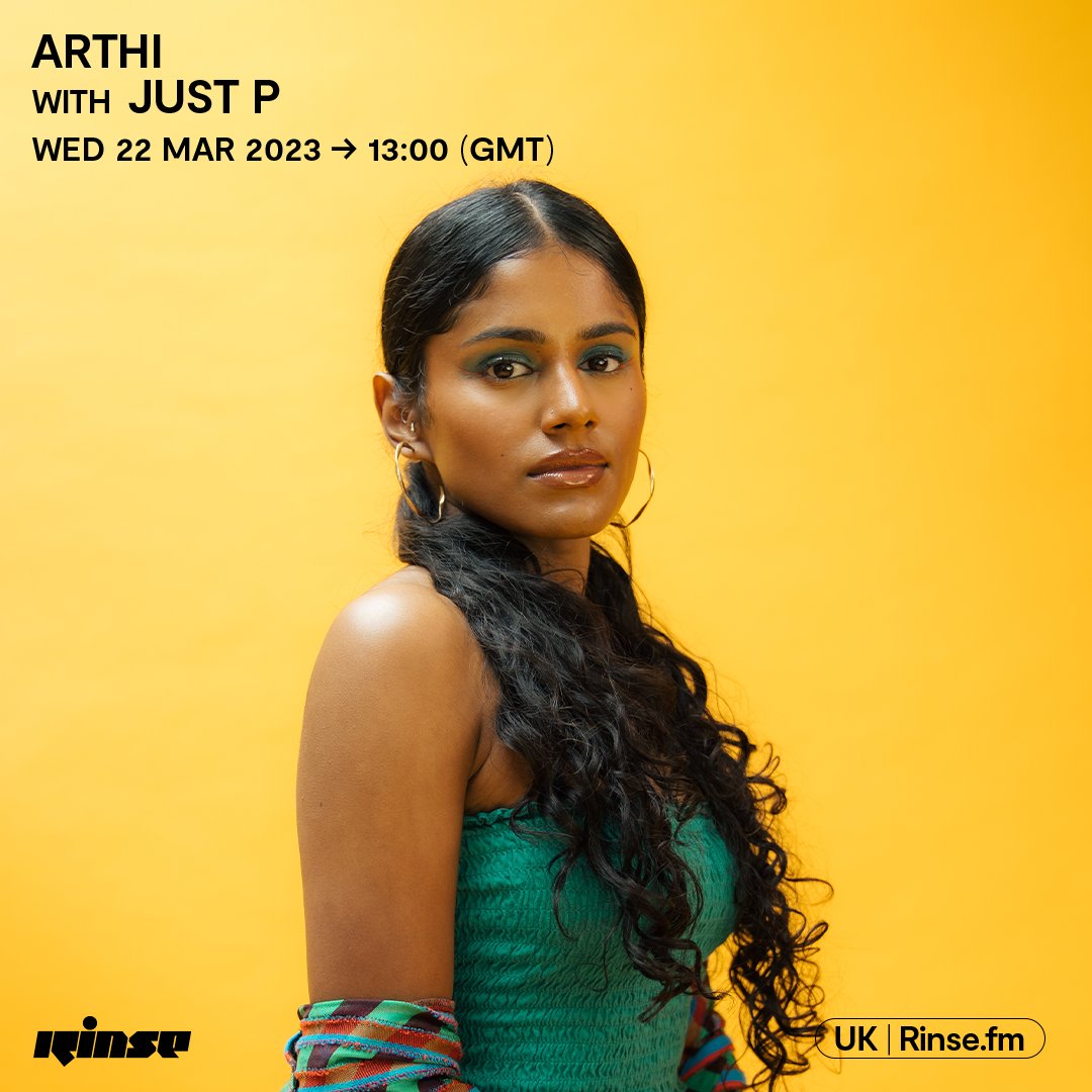 RinseFM's tweet image. LIVE: it's @arthi_dj with #JustP on rinse.fm + 106.8FM

#RinseFM