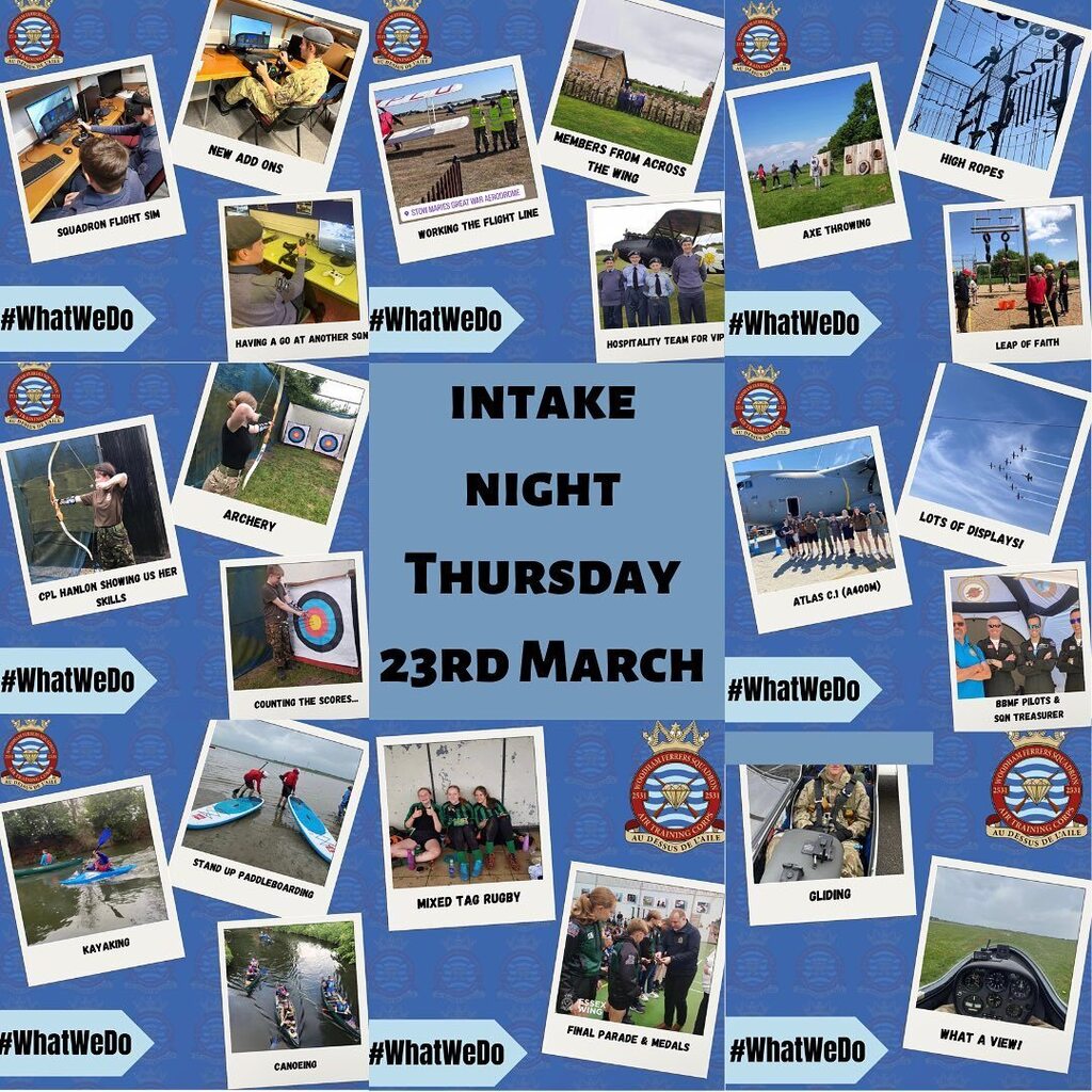 WE ARE RECRUITING TOMORROW!!

Our intake night is tomorrow evening (23rd)! Please come along and see what such an amazing organisation is all about! There will be lots to see and learn more about with the current cadets displaying a variety of activities… instagr.am/p/CqFgrHkt2GT/