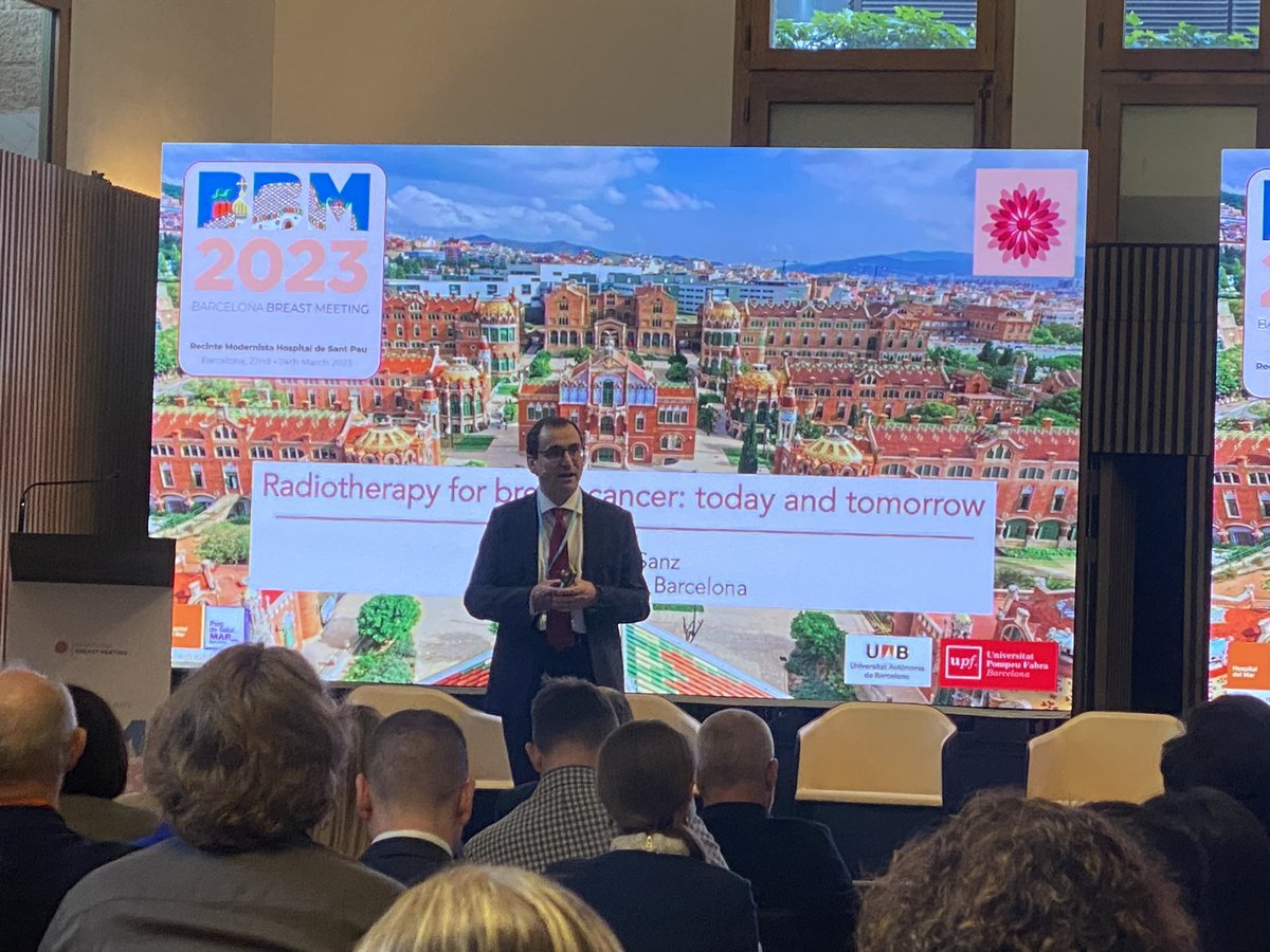 Marta Jimenez Gomez, MD, PhD (@martajimenez135) on Twitter photo Dr Xavi Sanz from Hospital del Mar talking about Radiotherapy for breast cancer: now and today in a great session of De-escalation of loco-regional treatment in the Barcelona Breast Cancer Meeting 2023 <a href="/hospitaldelmar/">Hospital del Mar</a> @IMIM_research <a href="/BreastMe4/">SoMe4Breast</a> Dr Xavi Sanz from Hospital del Mar talking about Radiotherapy for breast cancer: now and today in a great session of De-escalation of loco-regional treatment in the Barcelona Breast Cancer Meeting 2023 <a href="/hospitaldelmar/">Hospital del Mar</a> @IMIM_research <a href="/BreastMe4/">SoMe4Breast</a>