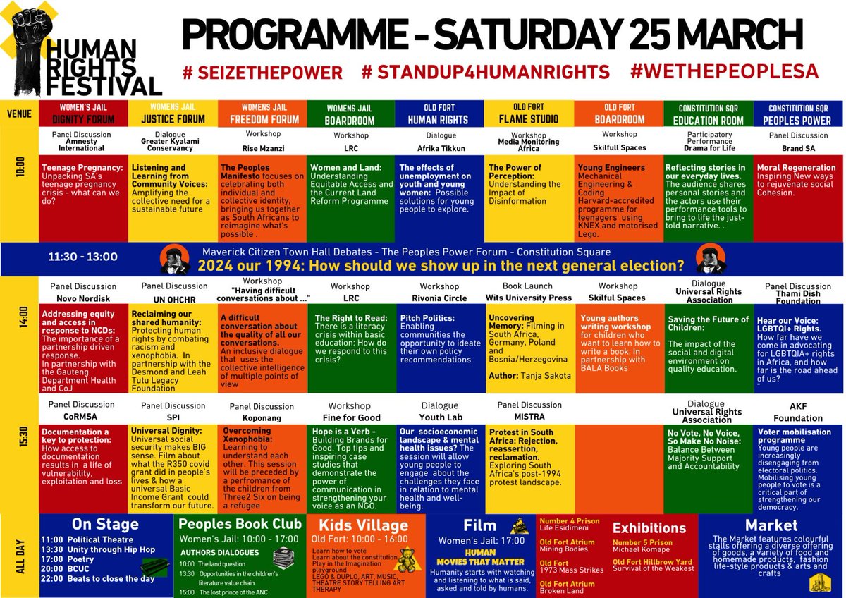 326project's tweet photo. Constitution Hill is hosting its Human Rights Festival 2023 this weekend and we will be there! Come and visit our stall, we can't wait to meet you and share more with you about the Three2Six project.
#HumanRightsFestival2023 #Three2Six #ConHill https://t.co/swun3tNBPx