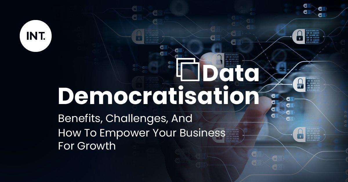 indusnettech's tweet image. Explore the benefits and challenges of data democratisation and learn how to  empower your business for growth through it. ow.ly/hOyK50NoLhX

#DigitalSuccess #Innovation #Data