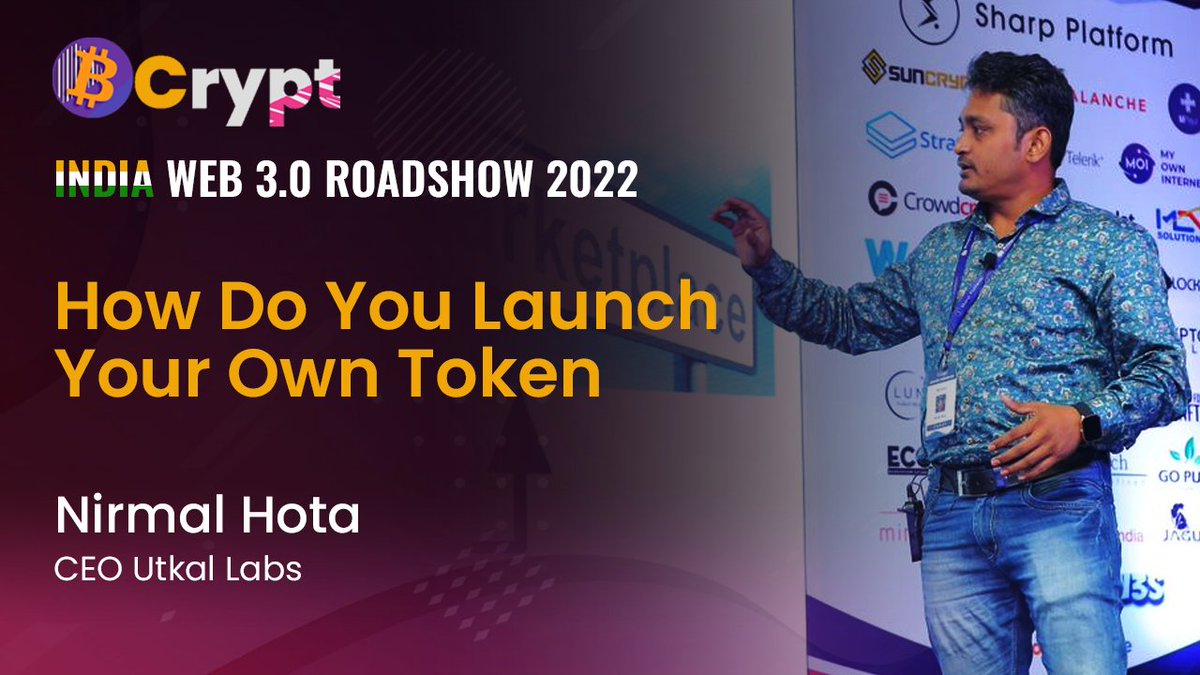 BcryptGlobal's tweet photo. To watch the session on, "How Do You Launch Your Own Token" by @nirmalhota from #Bcrypt22 visit here: https://t.co/ylieEgex0N
Know more about #BCrypt23 India Web 3.0 Week 2023>> https://t.co/a9K7L62eQl
#Web3 #web3community #NFTs #Crypto #Bcrypt https://t.co/F0HndIl0ZN