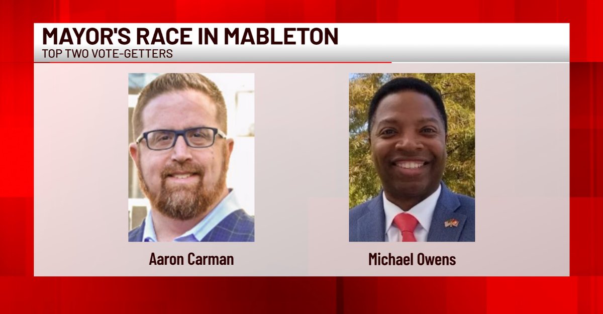 Rebekka Schramm on Twitter "SpecialElectionResults In the new city of Mableton, Aaron Carman