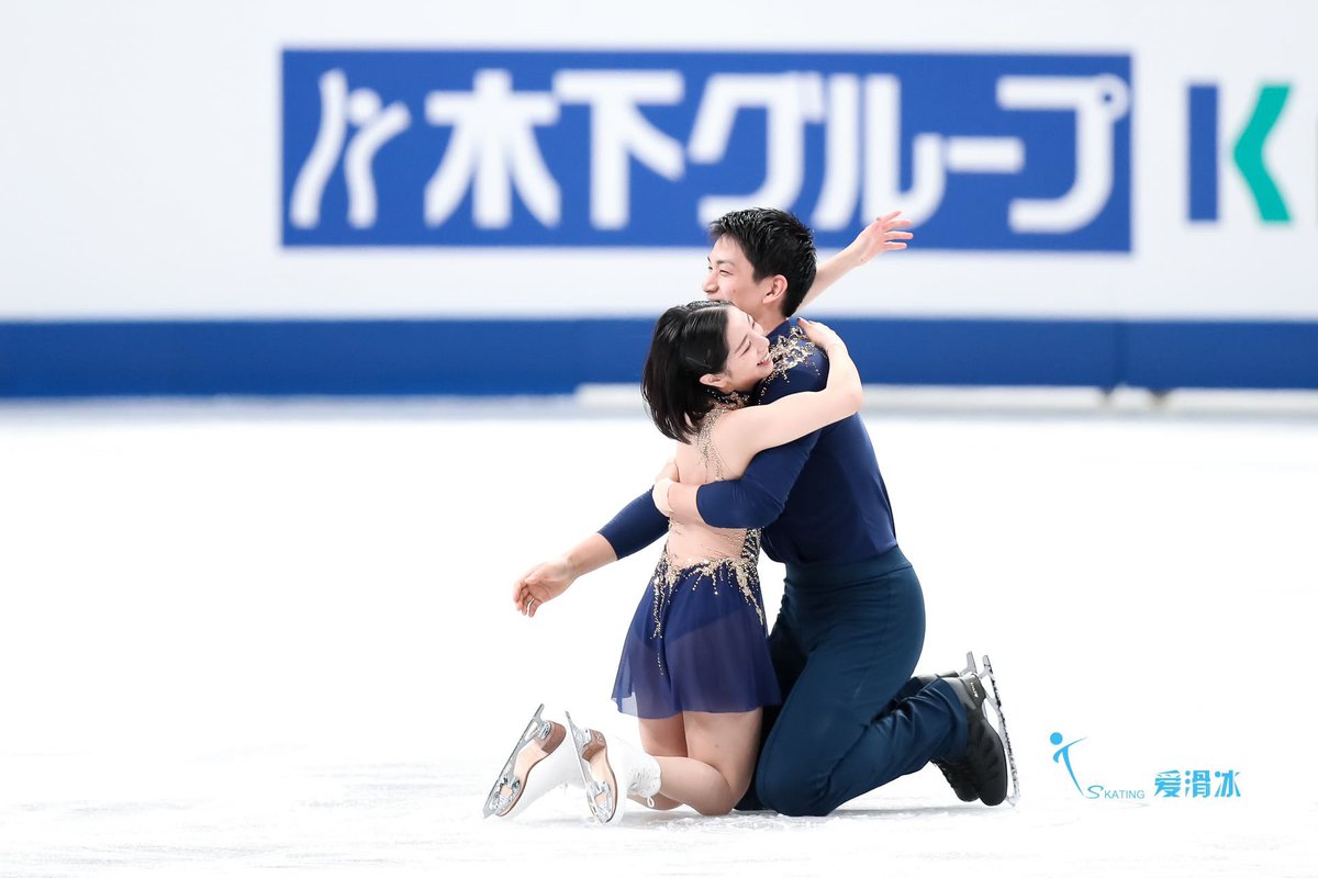 iskating_pt's tweet photo. Miura/Kihara (JPN) The energy from the audience empowered us to show what we have been training. We never thought we could reach such a high level (of winning Worlds) and we’re very grateful to have such expectation from the audience and others. We will do our best. #WorldFigure https://t.co/WybSFGJCjw
