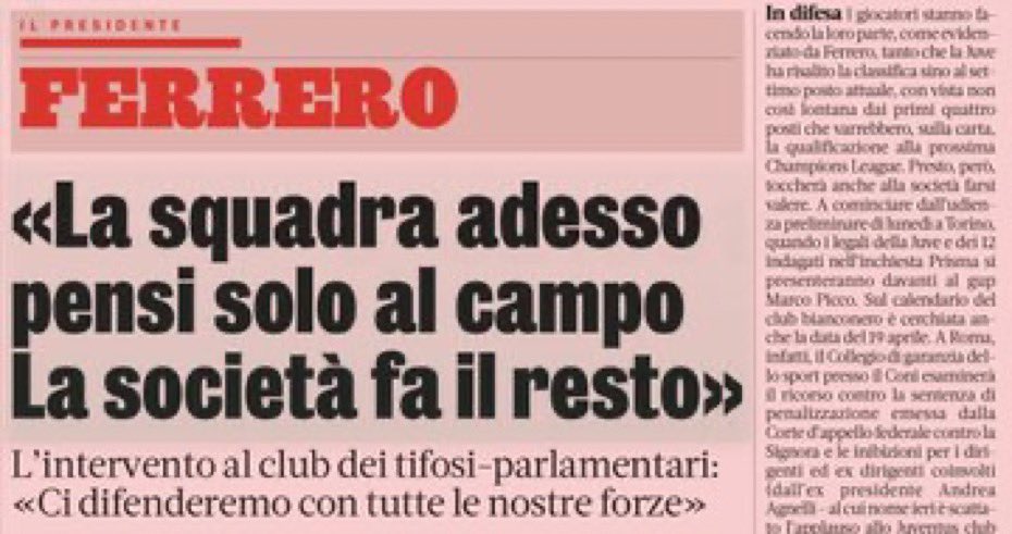 pisto_gol's tweet photo. Il presidente della #Juventus, #Ferrero, a 5 gg dal processo penale, si rivolge accorato allo #JuventusClubParlamento - 39 senatori, 51 deputati, 142 soci onorari. Come sempre in passato, la famiglia chiede aiuto alla politica . https://t.co/6ieGWdTTqt
