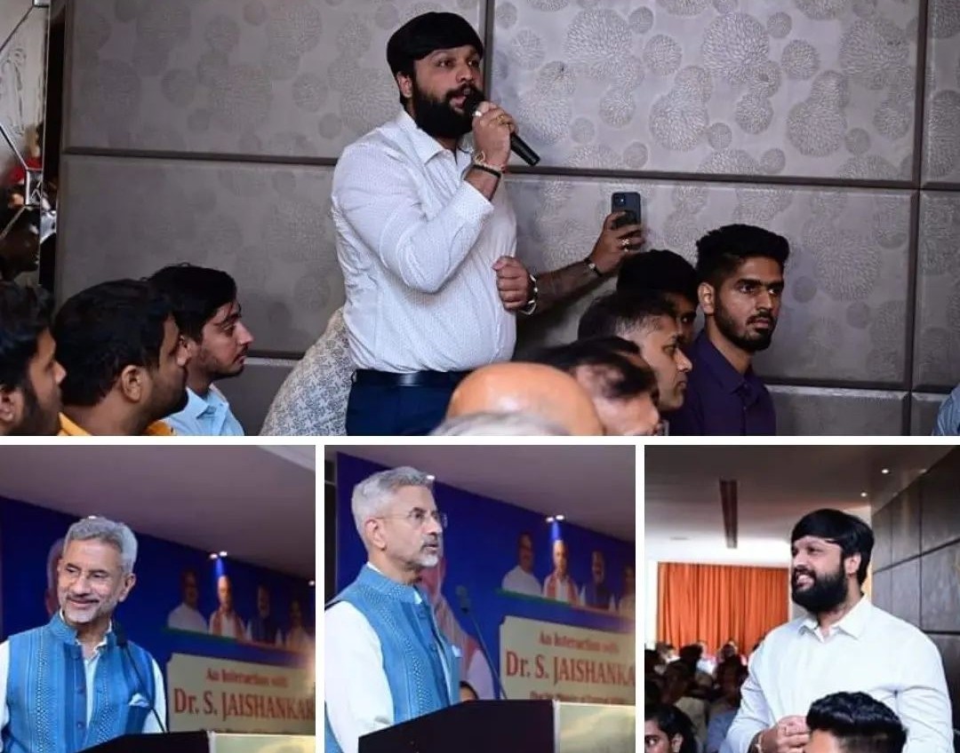 ajaypshetty's tweet photo. I had an opportunity to ask a question to honorable External Affairs Minister @DrSJaishankar on #intellectualsmeet in #Manipal this Sunday on the possibility of #India becoming permanent member in the United Nations Security Council which would make it a more represented body.
Image credits @Srinidhirhegde