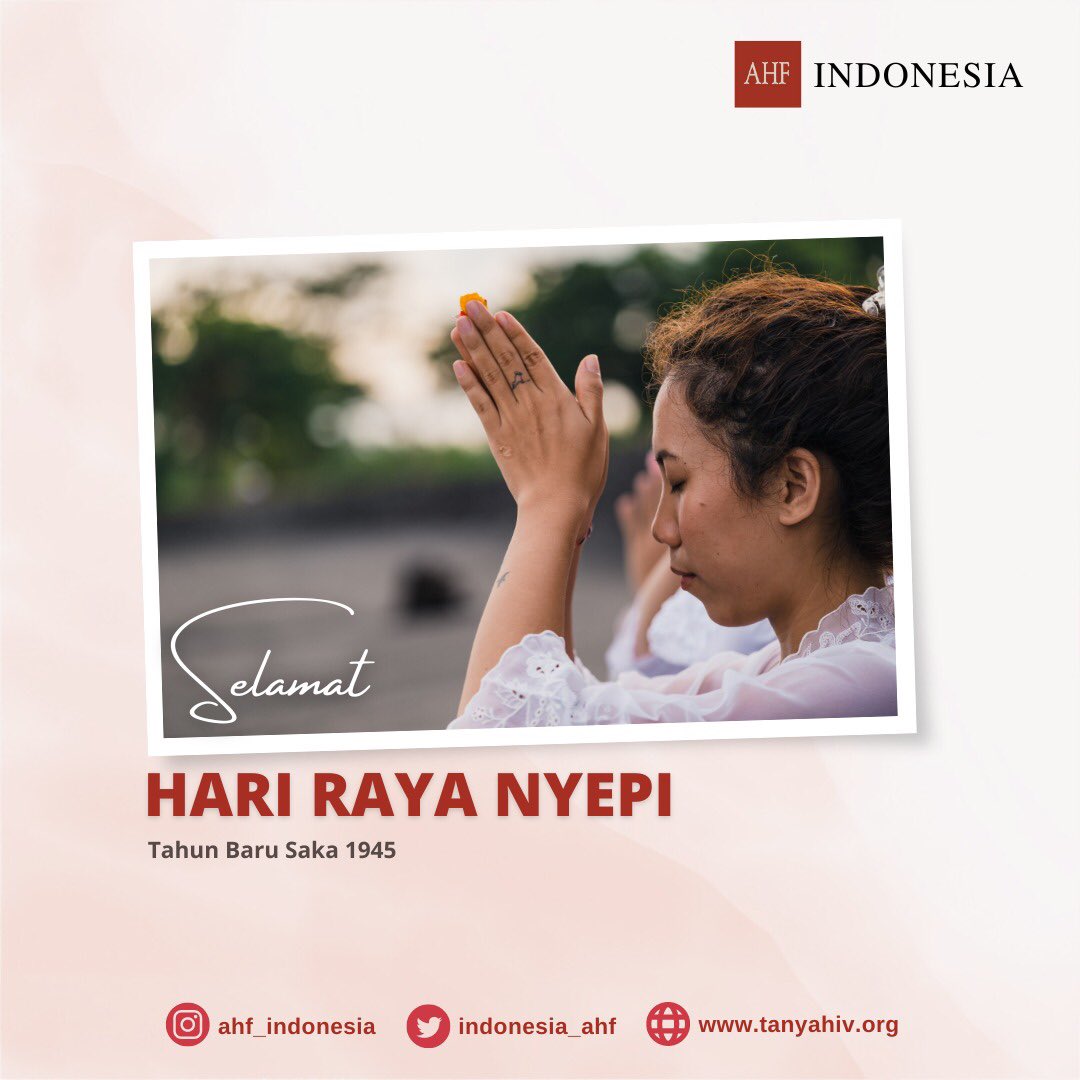 indonesia_ahf's tweet photo. Rahajeng Nyanggra Rahina Nyepi Saka 1945.

Dalam hening selalu disertai kedamaian, keberkahan, dan keselamatan🙏🏼🙏🏼

#saka1945 #harinyepi #ahf #ahfindonesia https://t.co/aScy7EBGdu