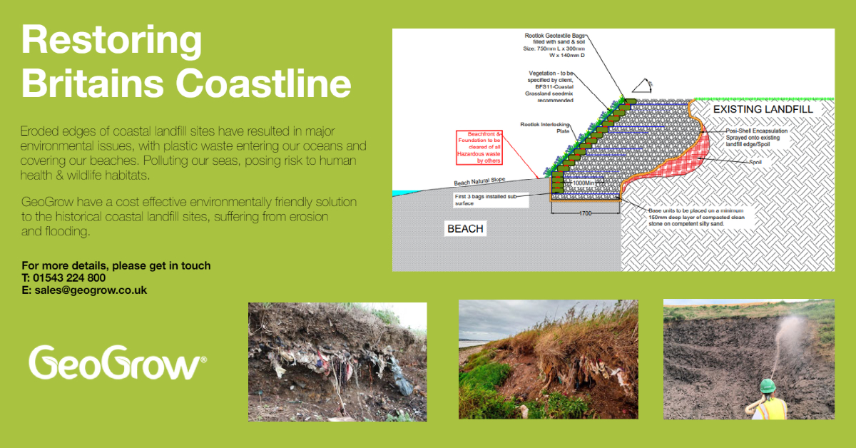Historical Coastal Landfill Sites, that are at risk from erosion and flooding, we may have a cost-effective solution for you.
Call 01543 224800
#coastalengineering #coastalprotection #coastalerosion #coastallandfillsites