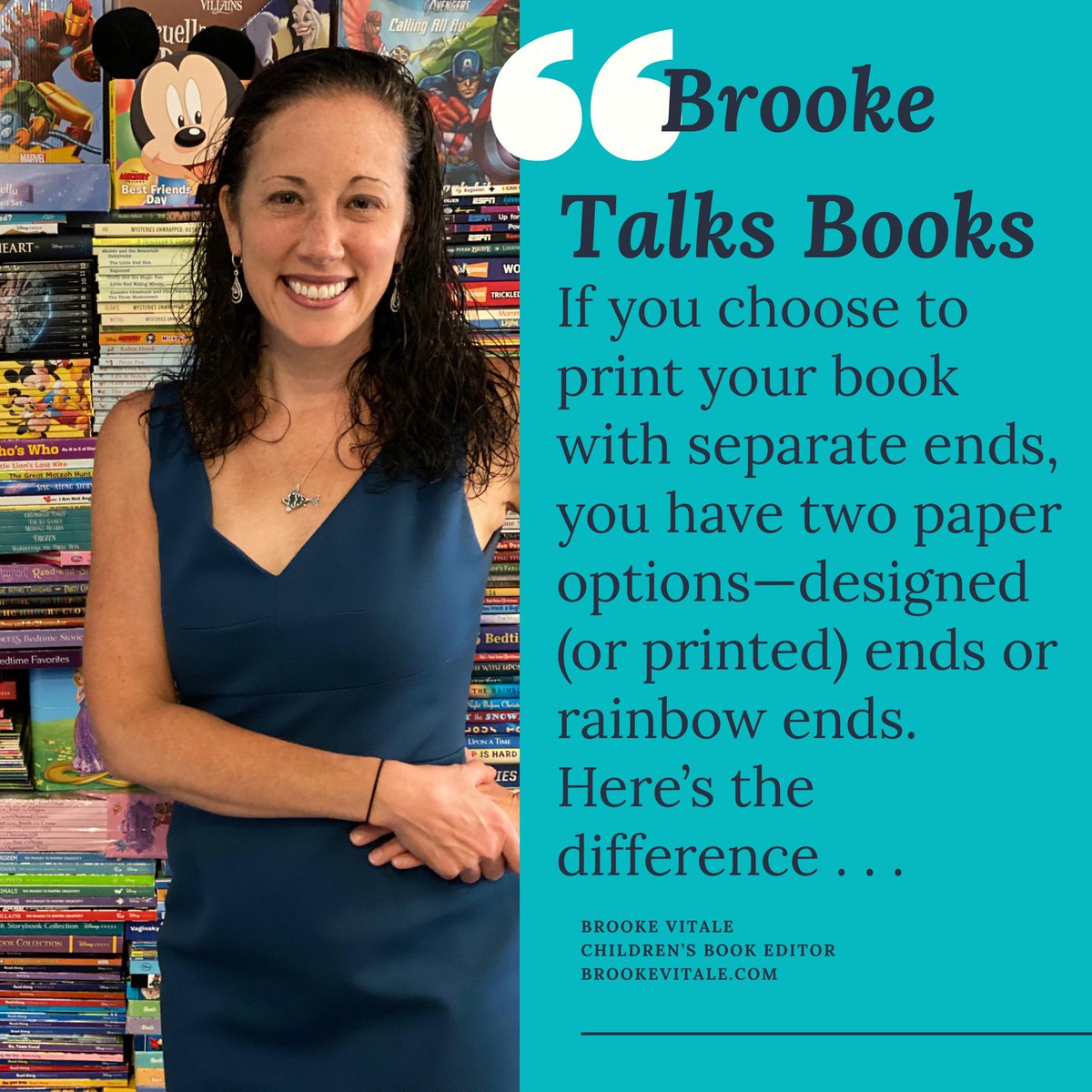 VitaleBrooke's tweet photo. There are two paper options if printing a book with separate ends—printed or rainbow ends. Here’s how to choose.
https://t.co/AQJciml7wE
#askeditor #indieauthor #selfpub #askpub #writetip #amediting https://t.co/nk71PqHqO6