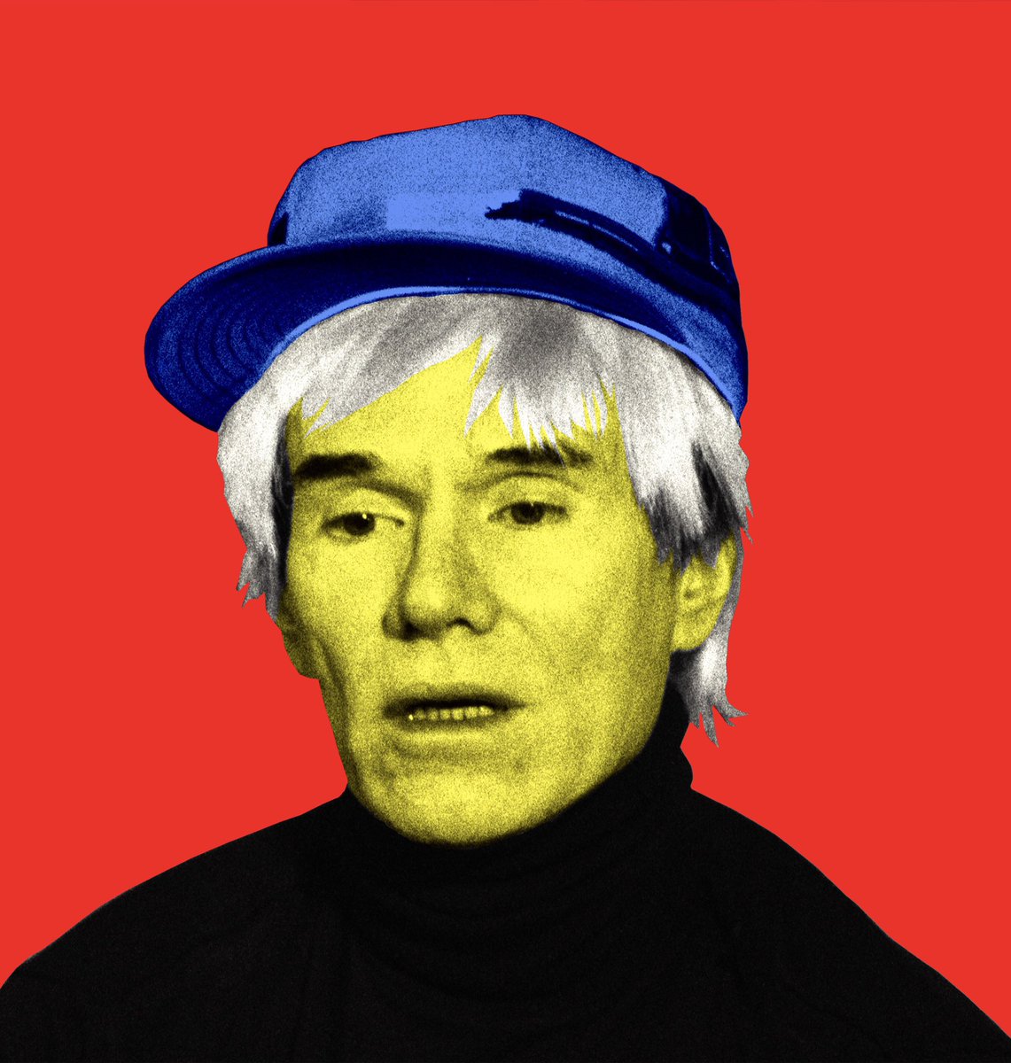 Hank O’Neal after shooting Warhol in his studio in 1985 Warhol’d Warhol & created a digital version in 2005 & 17+ years later were releasing his 100 1/1 digital iterations as #WarholNFTs #history #art #photographynfts #Warhol #LFG