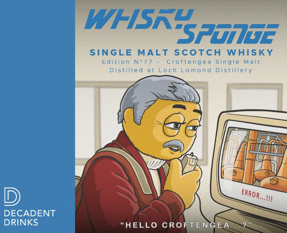 DecadentDrinks's tweet photo. Our next Whisky Sponge release is almost here! Whisky Sponge Edition No.77 is a delicious and rather different example of Loch Lomond distillery’s peated make, Croftengea 🥃
#DecadentDrinks #WhiskySponge #whisky #croftengea #lochlomond #peat #ilovewhisky https://t.co/Q8jodmblEg