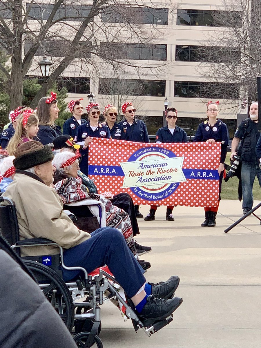 MichelleRahl's tweet photo. Yesterday was so inspiring! Ryleigh and were proud attend the Rosie the Riveter celebration @MIStateCapitol @downtownlansing and then off to @HighCaliberKart to support our friends at @michiganstateu with the Spartan Strong fundraiser! Great partnership with @MidMichSpartans https://t.co/rB9PML0CZx