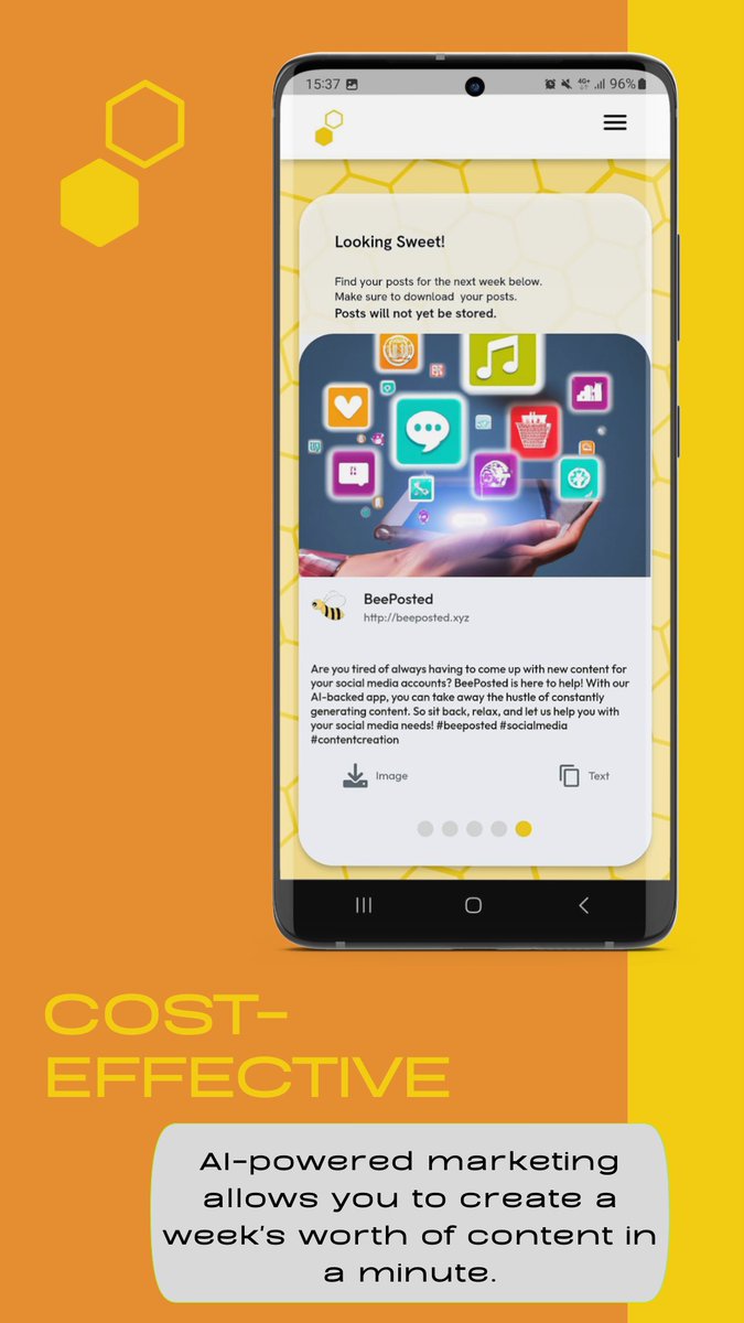 beeposted's tweet photo. 💰 Save costs and time on your #marketing with the help of #AI! Did you know, that you can get one week's worth of posts in just one minute?

Try it for yourself and sign up for the free beta 🎉 https://t.co/zXqvIquTY6