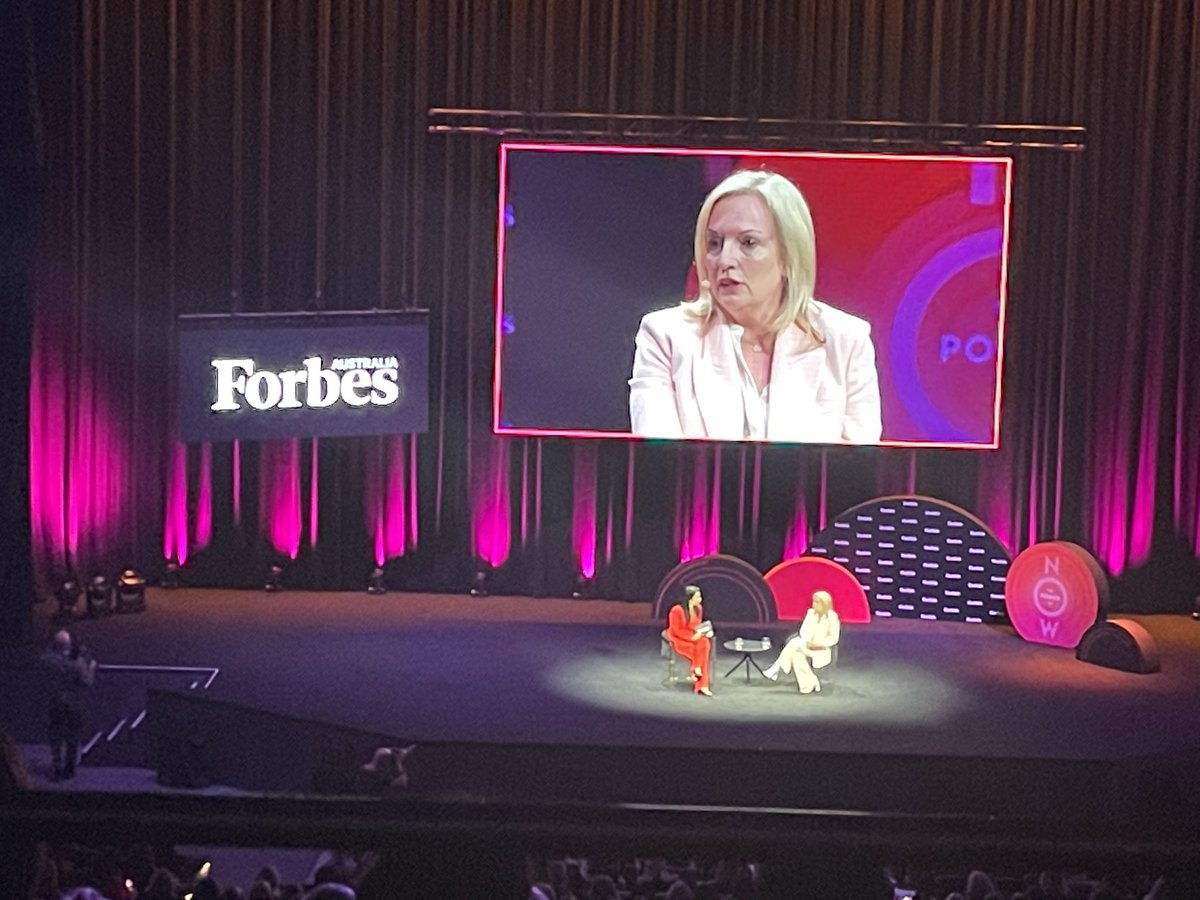 Grateful to be able to squeeze in some of today’s awesome @forbesaustralia Women’s Summit thanks to a very good and sleepy (for now) bub 🙏😍 #forbesauwomenssummit