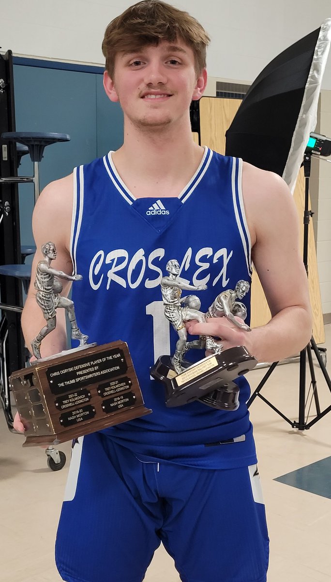 BobKolakovich's tweet photo. First Team All Thumb and third time Defensive Player of the Year 💪 @KolakovichTrey @LanceJamesCamp2 https://t.co/Om3RO11S98