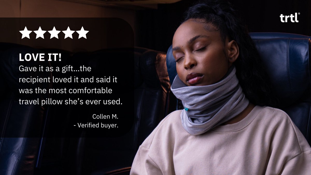 Another glowing review of our Trtl Pillow Plus 🌟

#trtl #trtltravel #travelhacks #travelessentials #travel