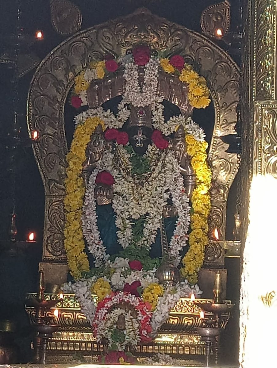 PuthigeSri's tweet photo. Alankara Darshana of ~1000yr old Sri Ananthapadmanabha ( Saakshat Sannidhana of Udupi Sri Anantheshwara Devaru) during auspicious occasion of Sri Chandramana #Ugadi2023 #UgadiSpecial #Ugadiwishes #Ugad & commencement of Hindu New Samvathsara - Sri Shobhakruth https://t.co/bQ15nTlQnx