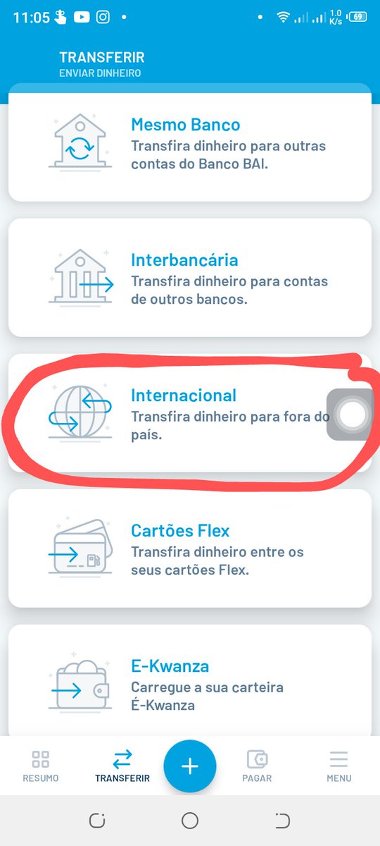adrianolupossa's tweet photo. [BAI Directo]

Pessoal, vocês já testaram o novo recurso de transferência internacional do BAI Directo?

Acho que essa funcionalidade muda o jogo em relação a agilidade em comparação com outros bancos.

O que vocês acham? https://t.co/bHKABJHcGq