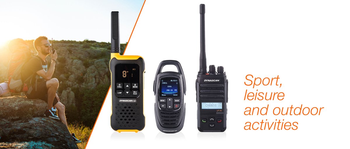 #Walkies de uso libre #Dynascan: modelos diseñados para cualquier uso.
Dynascan free use walkies: we have what you need for any use!
#pmr446 #radio