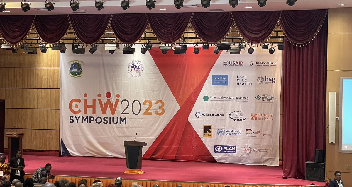 Sirgai's tweet photo. I am excited to be attending the opening ceremony of the 3rd #CHWSymposium2023 in Liberia. Looking forward to fruitful deliberations.
๐ฐ#payCHWs
โ#countCHWs
๐ท #protectCHWs
๐ #supplyCHWs https://t.co/DENL14zcZW