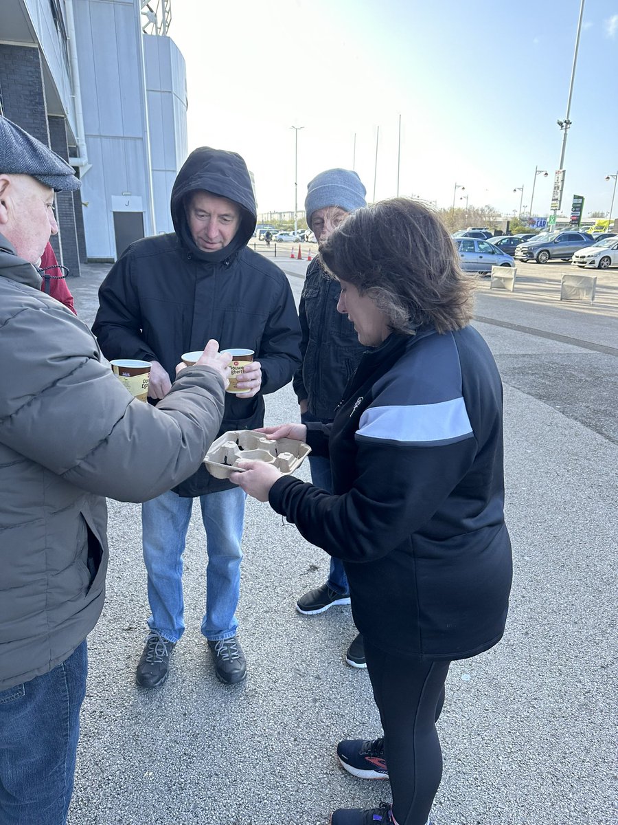 <a href="/DCCTOfficial/">Derby County Community Trust 🐏</a> <a href="/dcfcofficial/">Derby County</a>  thanks to <a href="/luke_wilko85/">Luke Wilkinson</a> for the coffees for the early bird fans queuing for Forest green tickets. Top man 🐏