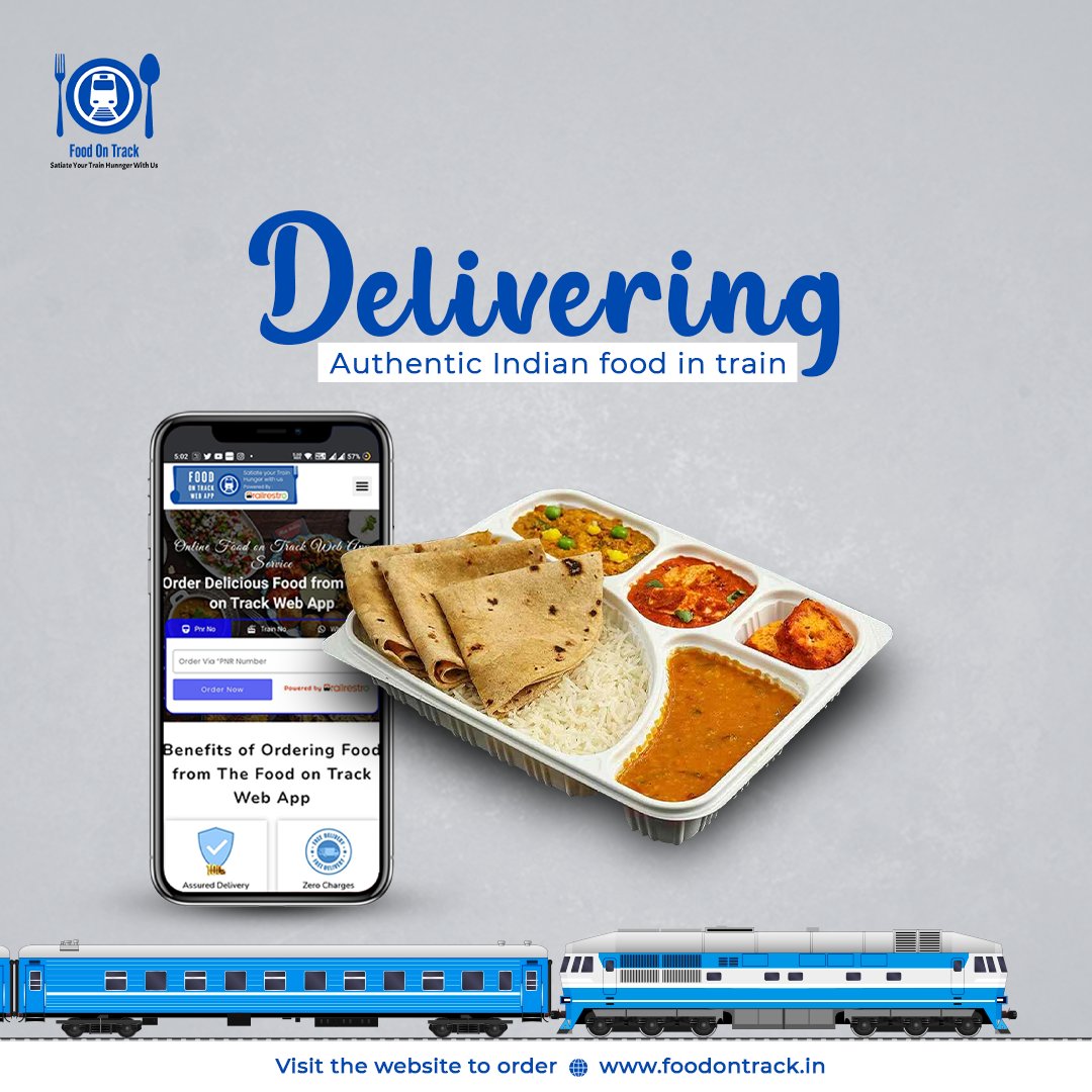 At Food on Track, we're dedicated to delivering authentic Indian cuisine to your train seat. So sit back, relax, and enjoy the ride. 

Visit the website to order Authentic Indian food in train!!

#deliciousfood #orderfoodintrainonline #foodontrack #orderfoodonline