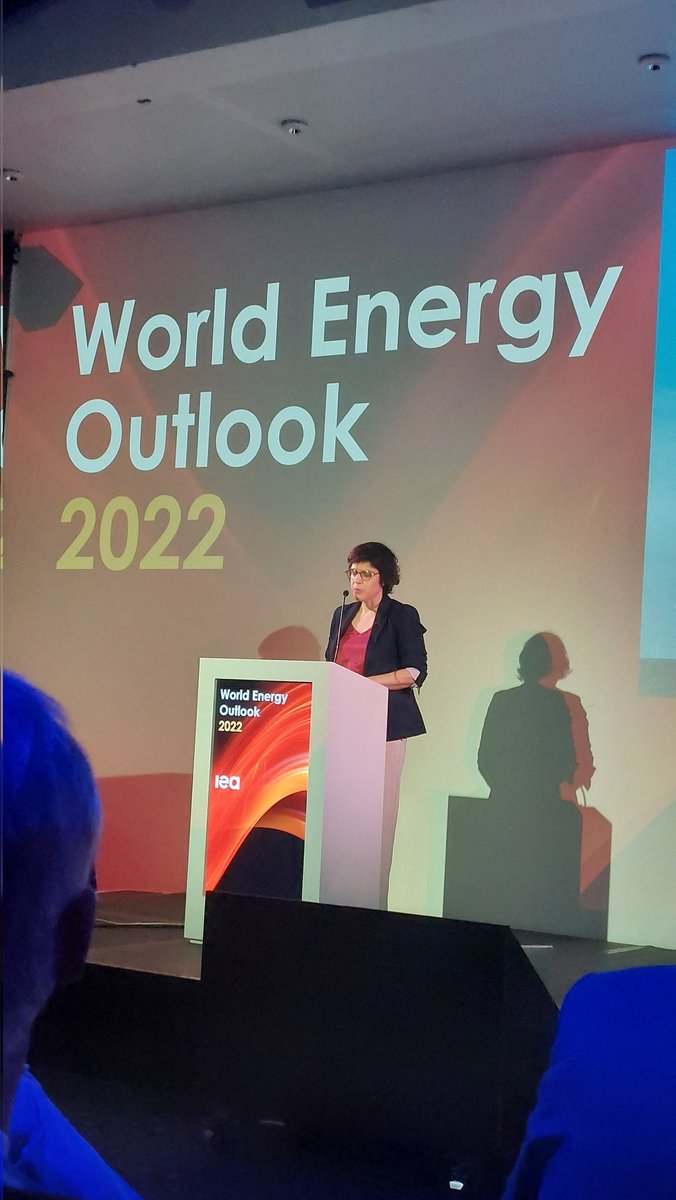 Ann_Wurman's tweet photo. Excited to attend the World Energy Outlook 2022 with high level speakers @fbirol and @TinneVdS https://t.co/JRDXScfpKO