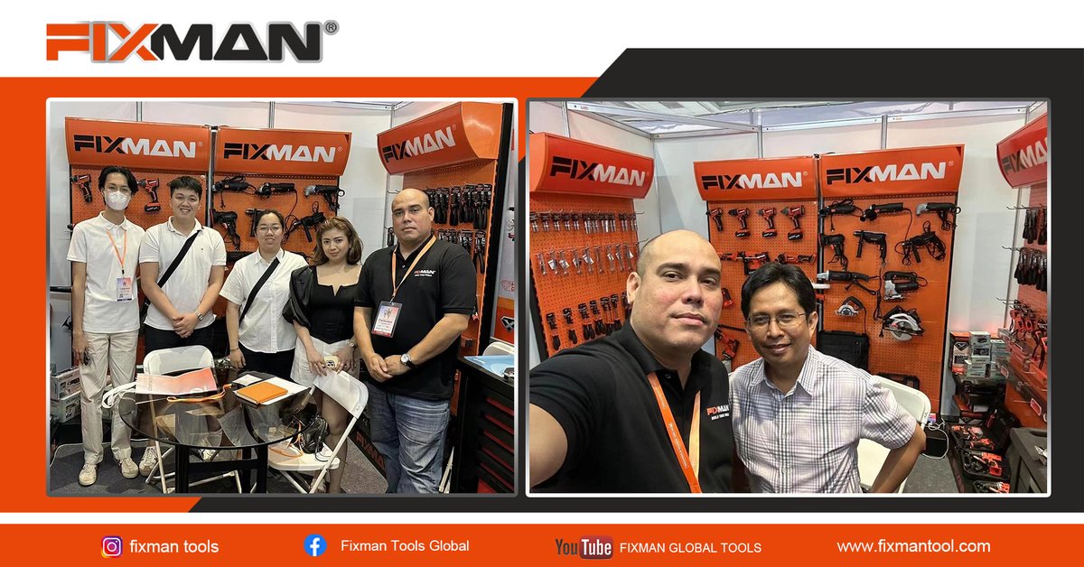 FixmanTool's tweet image. 🥳#Philippine #exhibition #WORLDBEX is now successfully completed!
🥰It was another successful #show! We exchanged pleasantries with many of our old customers and made many new friends.
😎Thank you for your love and trust, we will bring more business cards next time!
#handtools
