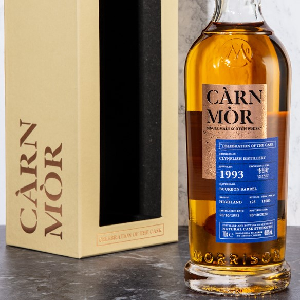Clynelish 1993 - Carn Mor Exclusive to The Whisky Exchange > bit.ly/3WpZ6go

A single-cask exclusive bottling from the #Clyenlish distillery, aged for 29 years in a Bourbon barrel before being bottled by #CarnMor exclusively for us.