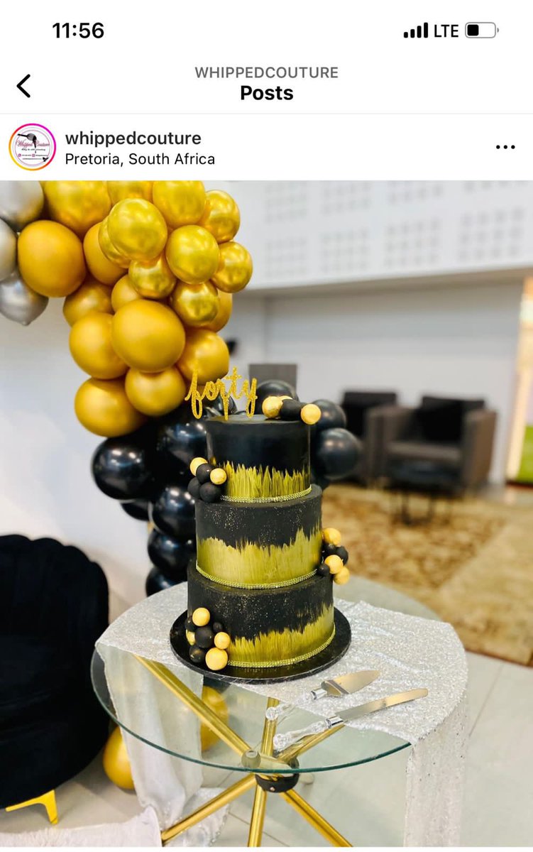 WhippedCouture's tweet photo. Three Tier Cake -Black and gold 
⚫️🟨⚫️🟨

#cake #cakedecorating #chocolate #birthdaycake #cakesofinstagram #cupcakes #food #cakestagram #foodporn #instacake #dessert #bakery #baking #cakedesign #twf https://t.co/CtbCrifzRI
