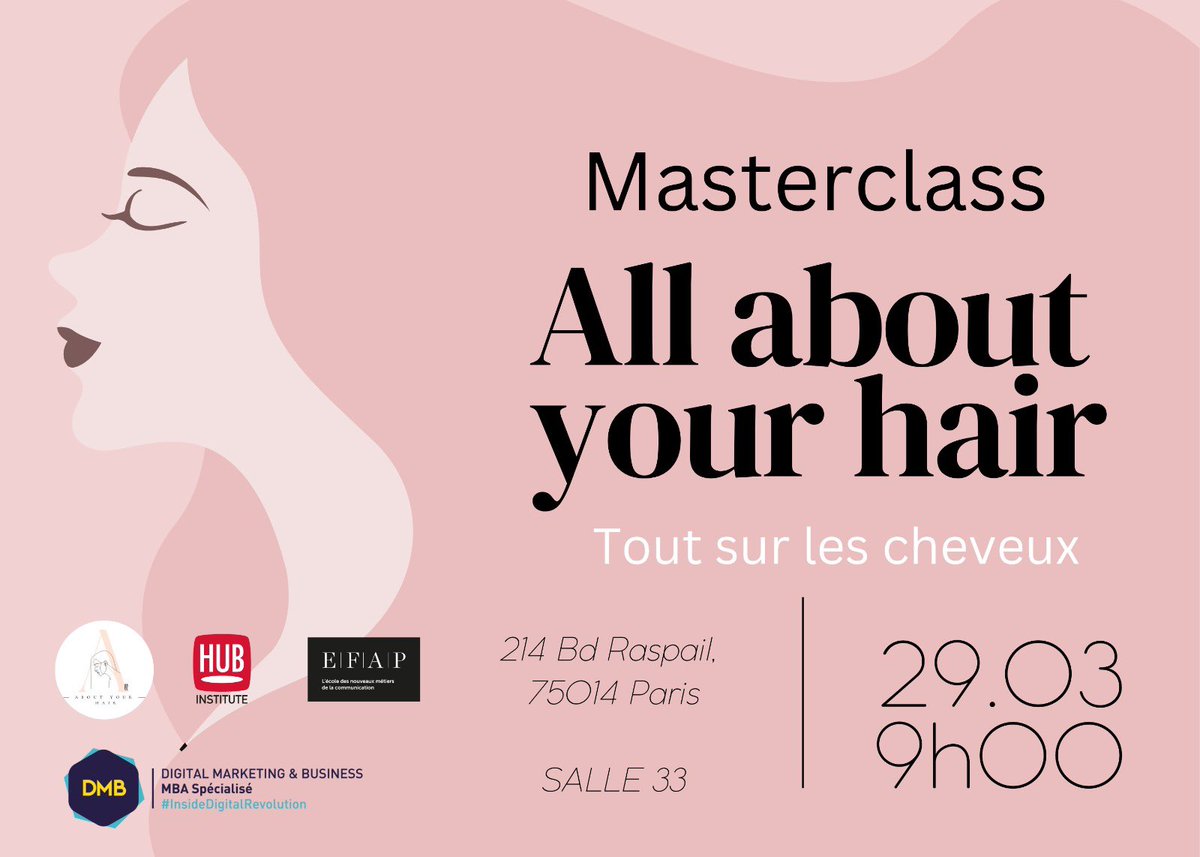 aboutyourhair_'s tweet photo. ‼️J-7 avant notre Masterclass ‼️

Dernière ligne droite avant notre masterclass, vous êtes prêts ? 👀

#MBADMB #allaboutyourhair #transformationdigitale #hair #hairmasterclass #gogogo https://t.co/E8AGCr4wKd