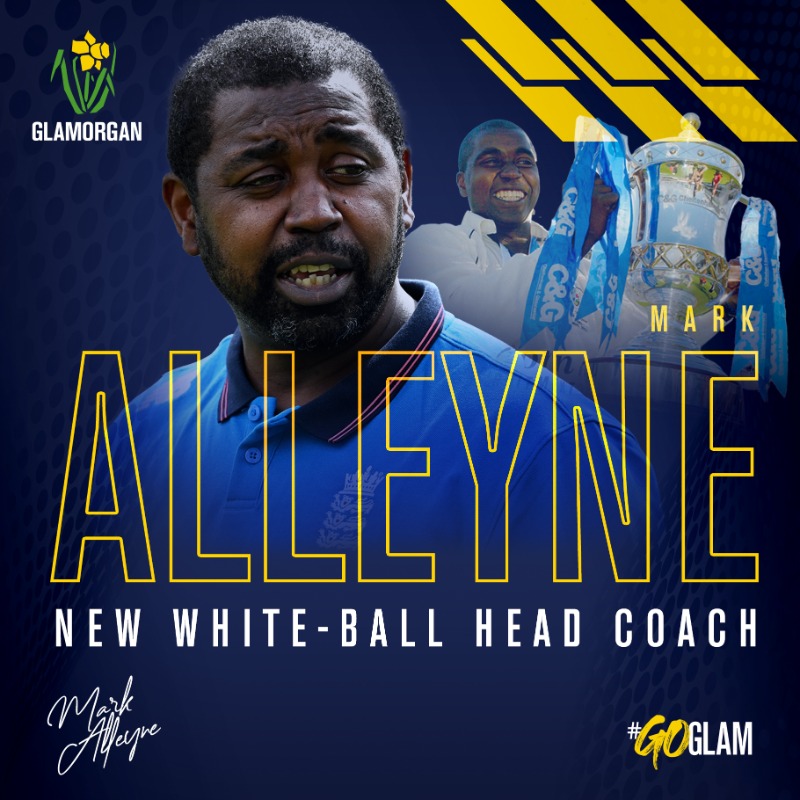 GlamCricket's tweet photo. 📰 𝗕𝗥𝗘𝗔𝗞𝗜𝗡𝗚 𝗡𝗘𝗪𝗦 📰

We are delighted to announce that Mark Alleyne has become the Club's new white-ball head coach 🔥

Sign up for our newsletter to make sure you don't miss out on the latest Glamorgan news 👉 https://t.co/JB4HiBCusD

Read more 👇

#GoGlam