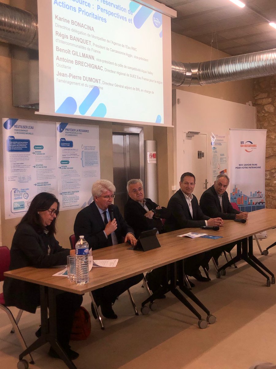 [Matinée de l’eau les <a href="/Canalisateurs/">Les Canalisateurs</a>  #Occitanie délégation Méditerranée] 💧ENGAGÉS POUR LA JOURNÉE MONDIALE DE L’EAU 💦 🙌
Au programme
10h30 Table ronde animée par <a href="/Hubertvialatte/">Hubert Vialatte</a> "Sécurisation et Préservation de la Ressource : Perspectives et Actions Prioritaires".