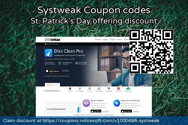 iVoicesoft's tweet image. ⭐ Systweak Coupon code on St. Patrick&apos;s Day offering discount, March 2023

✂ Redeem discount at ift.tt/sGkFMpY

#Systweak #iVoicesoftDiscount #iVoicesoftCoupon