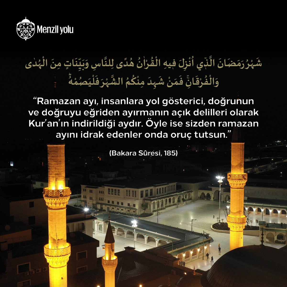 On bir ayın sultanı Ramazan-ı Şerif’in günahlarımızın affına; ülkemizin, milletimizin ve İslam âleminin afiyet ve selametine vesile olmasını Cenab-ı Allah’tan niyaz ederiz.