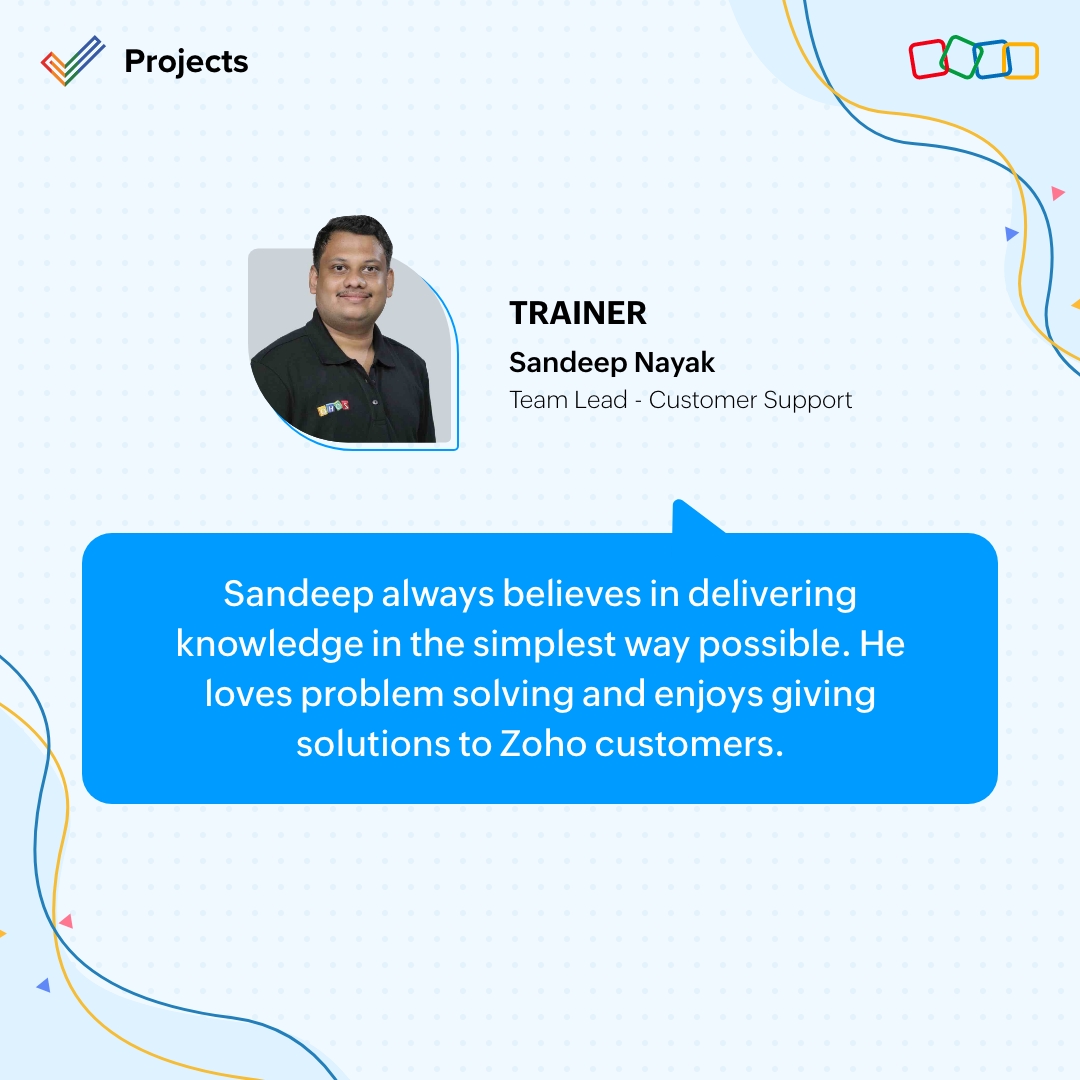ZohoProjects's tweet image. Come join our expert for insights on how to manage your projects from start to finish with Zoho Projects.

Register for the training at zurl.co/Pc79 

#training #projectmanagement #pmtool #productivity #support #saas #managers