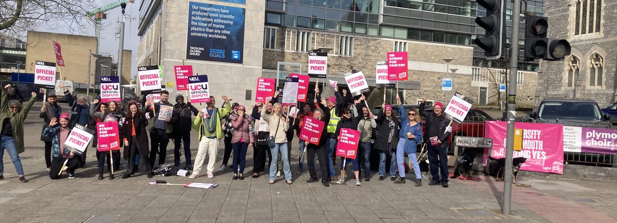 Plymouth out in power! ⁦@UCUSOUTHWEST⁩ #ucuRISING