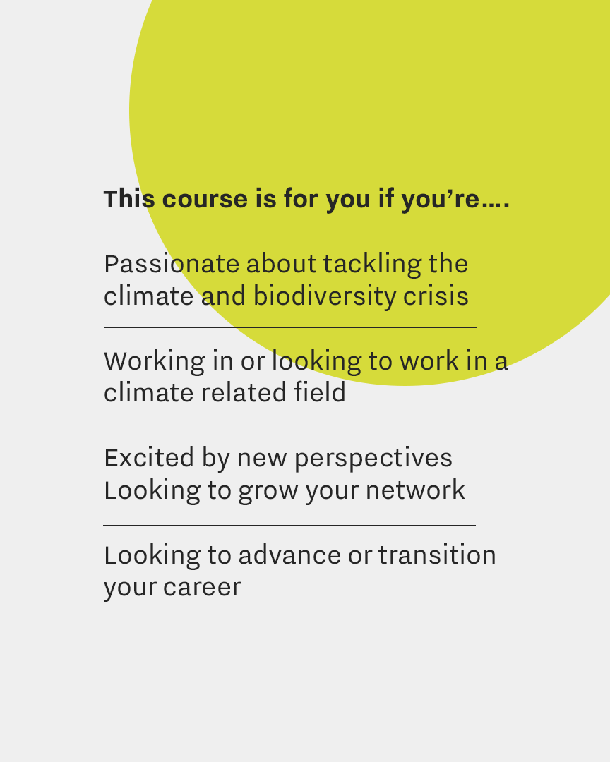 weareLIS's tweet photo. Introducing our Climate and Biodiversity Action master’s level certificate! This course is perfect for individuals who are passionate about climate and are looking to make a positive impact on the planet.

Learn more here 👉https://t.co/1ywJeuQY96 https://t.co/sxmFruLZSq