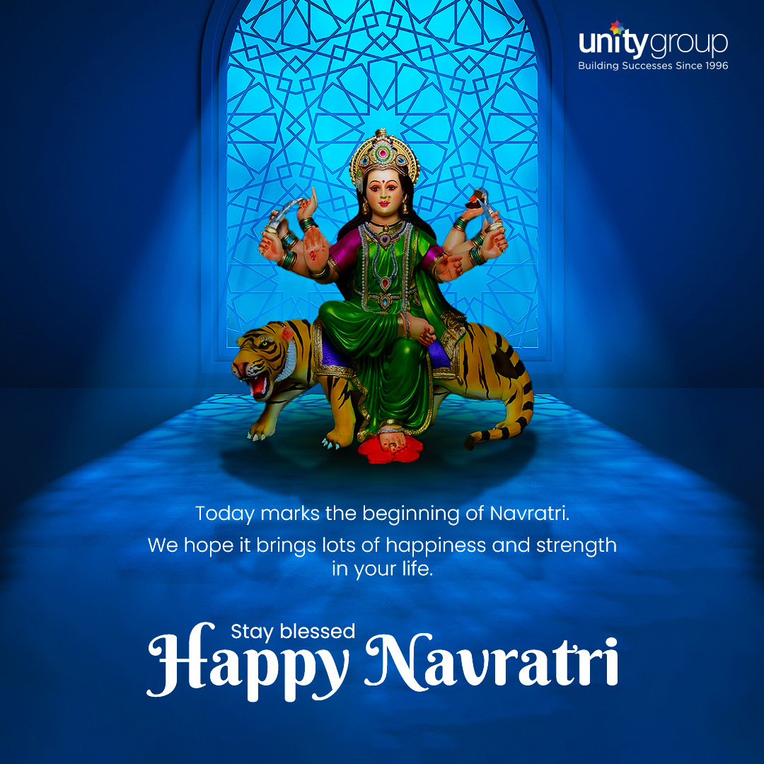 UnitygroupDelhi's tweet photo. May the goddess shine her light and blessings on you, always!
Happy Navratri

#UnityGroup #navratri #navratri2023 #blessings #festive https://t.co/Qu7aPODxbx