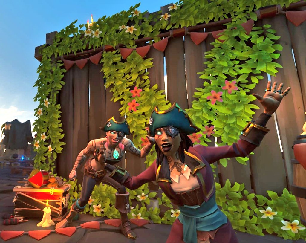 ChloeSauras's tweet photo. Happy 5 years everyone 🎉💙🏴‍☠️

#SeaOfThieves #BeMorePirate @SeaOfThieves https://t.co/aOkjVCEceY