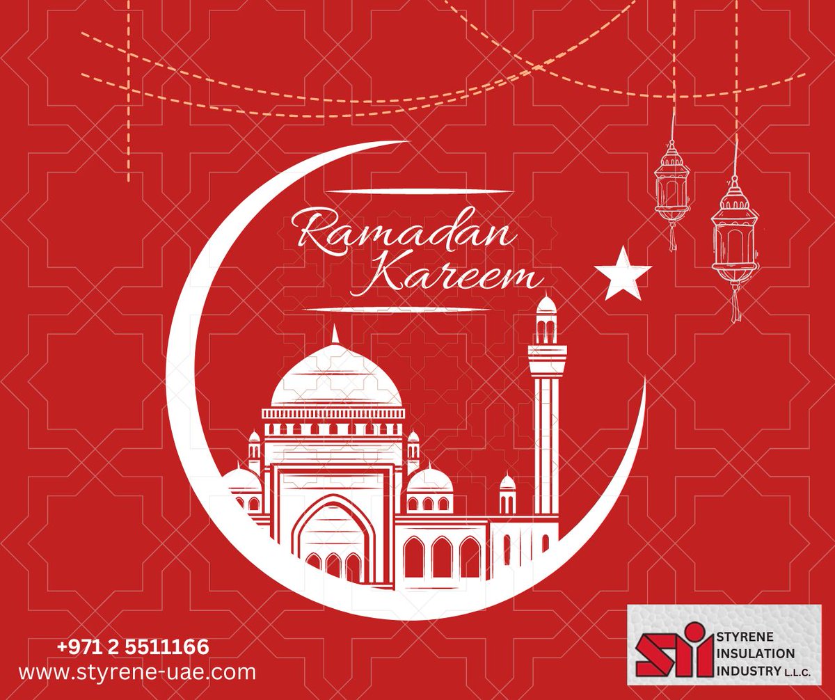 UaeStyrene's tweet photo. A happy Ramadan to all. May Allah accept our prayers and fasts, and may the blessings of the month of Ramadan be upon each one of us!

#ramdan2023 #ramdankareem #Styrene https://t.co/FJGEwYxXZm