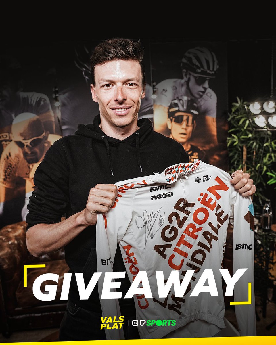 Kans maken op dit AG2R-truitje van <a href="/OliverNaesen/">Oliver naesen</a>? Volg <a href="/valsplatpodcast/">VALS PLAT</a> op Instagram. 📲

Max kiest volgende week een winnaar uit onze volgers! 🤩🎁